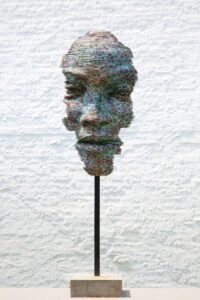 FAITH MASK Special Patina Freestanding