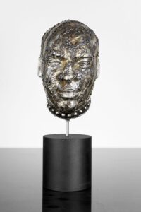 NUBIAN HEAD METAL PLATED 5