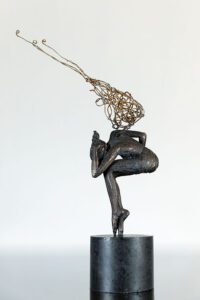 Liza with Wing collectable sculpture art